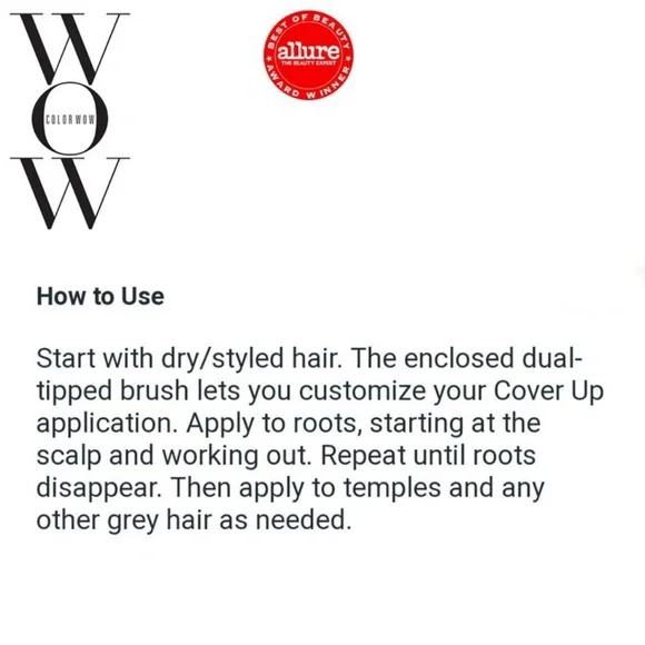 WOW Root Cover Up Light Brown powder With Case - Picture 6 of 9